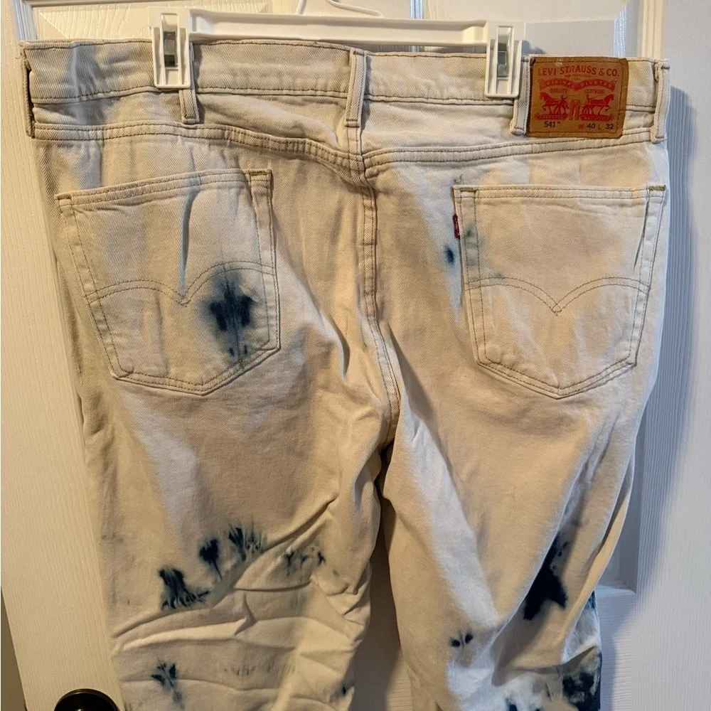 Men's Levi 541 Tie-Dye Jeans Size 40x32